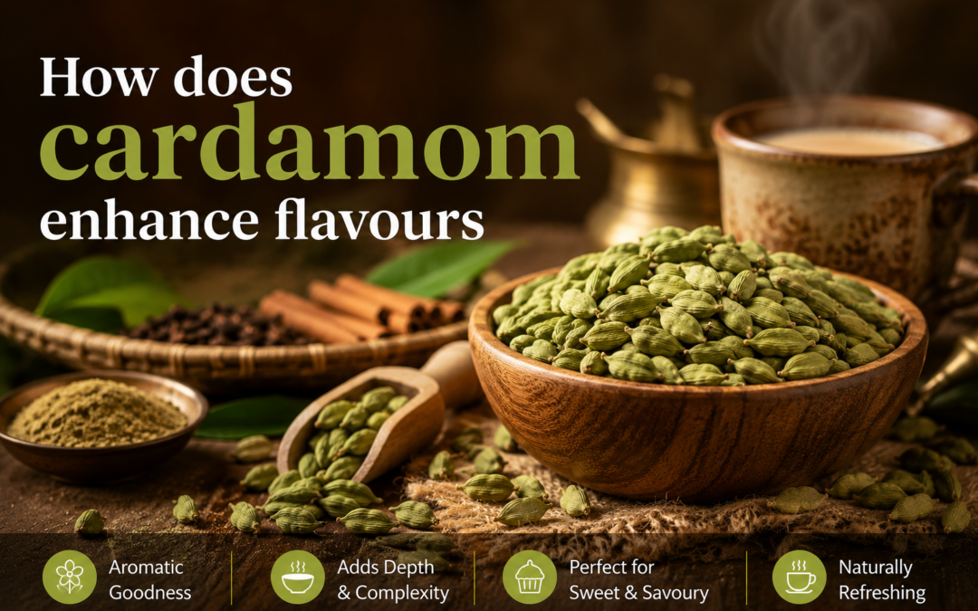 cardamom enhance flavours